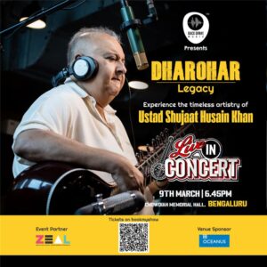 Ustad Shujaat Husain Khan live music concert in Bangalore