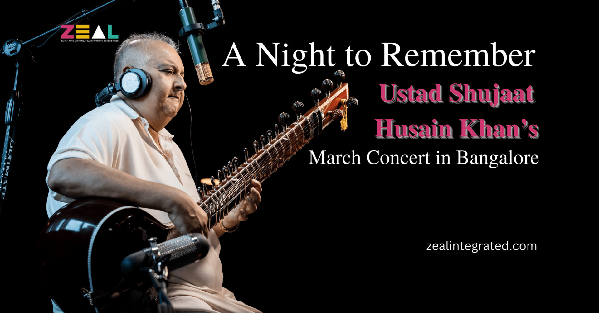 A Night to Remember: Ustad Shujaat Husain Khan’s March Concert in Bangalore