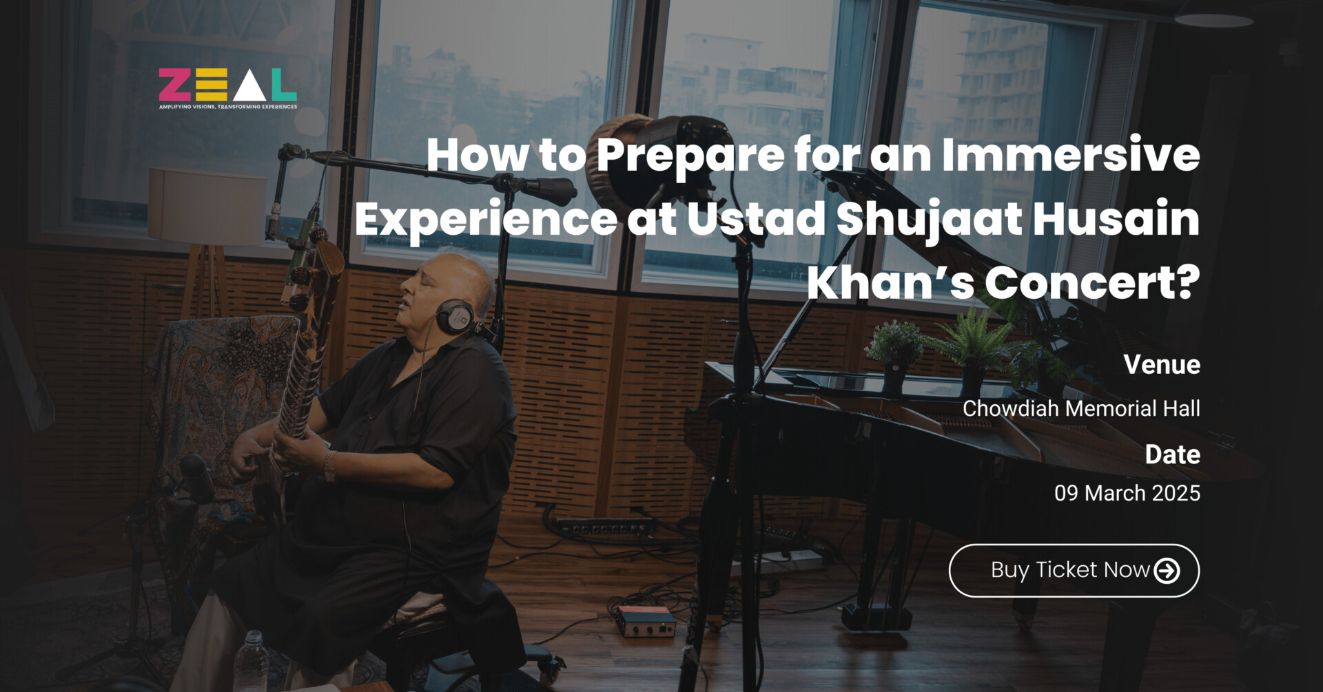 Ustad Shujaat Husain Khan’s Concert in Bangalore