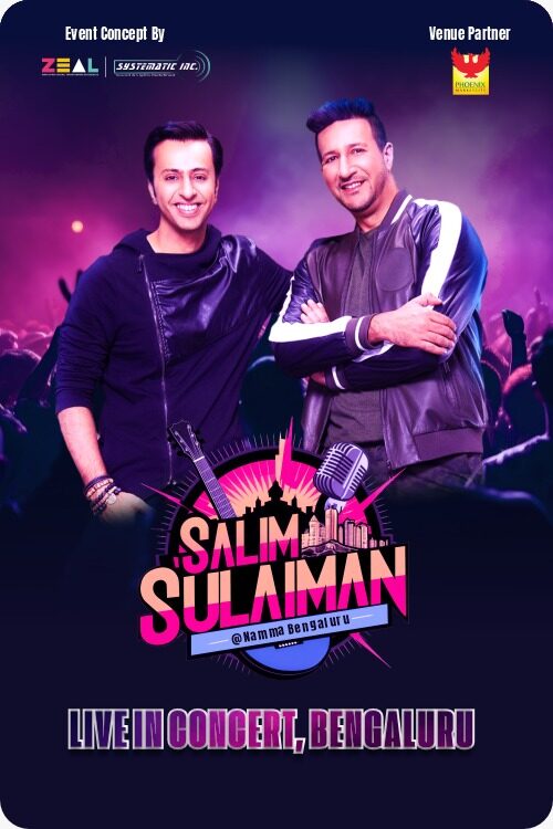 Salim-Sulaiman Live in Concert-Bangalore on May 24, 2025 – A Musical Journey!