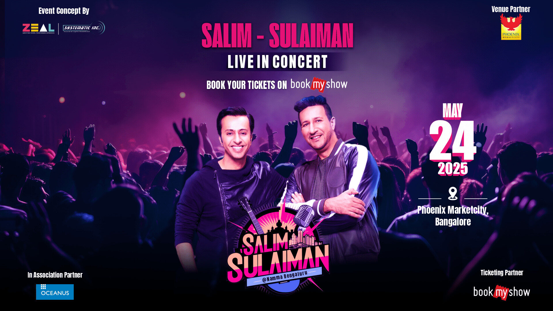 Salim Sulaiman Upcoming Event Concert in Bangalore